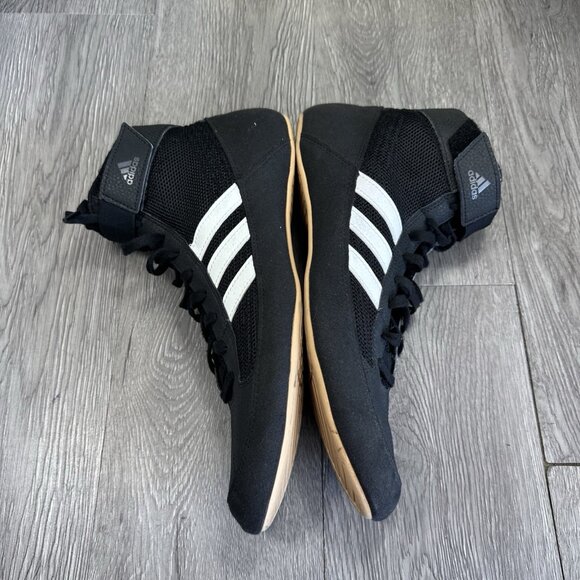 Adidas Athletic Wrestling Shoes YYJ 606004 A03325 Black Men’s Sz 12.5 Excellent main image 6